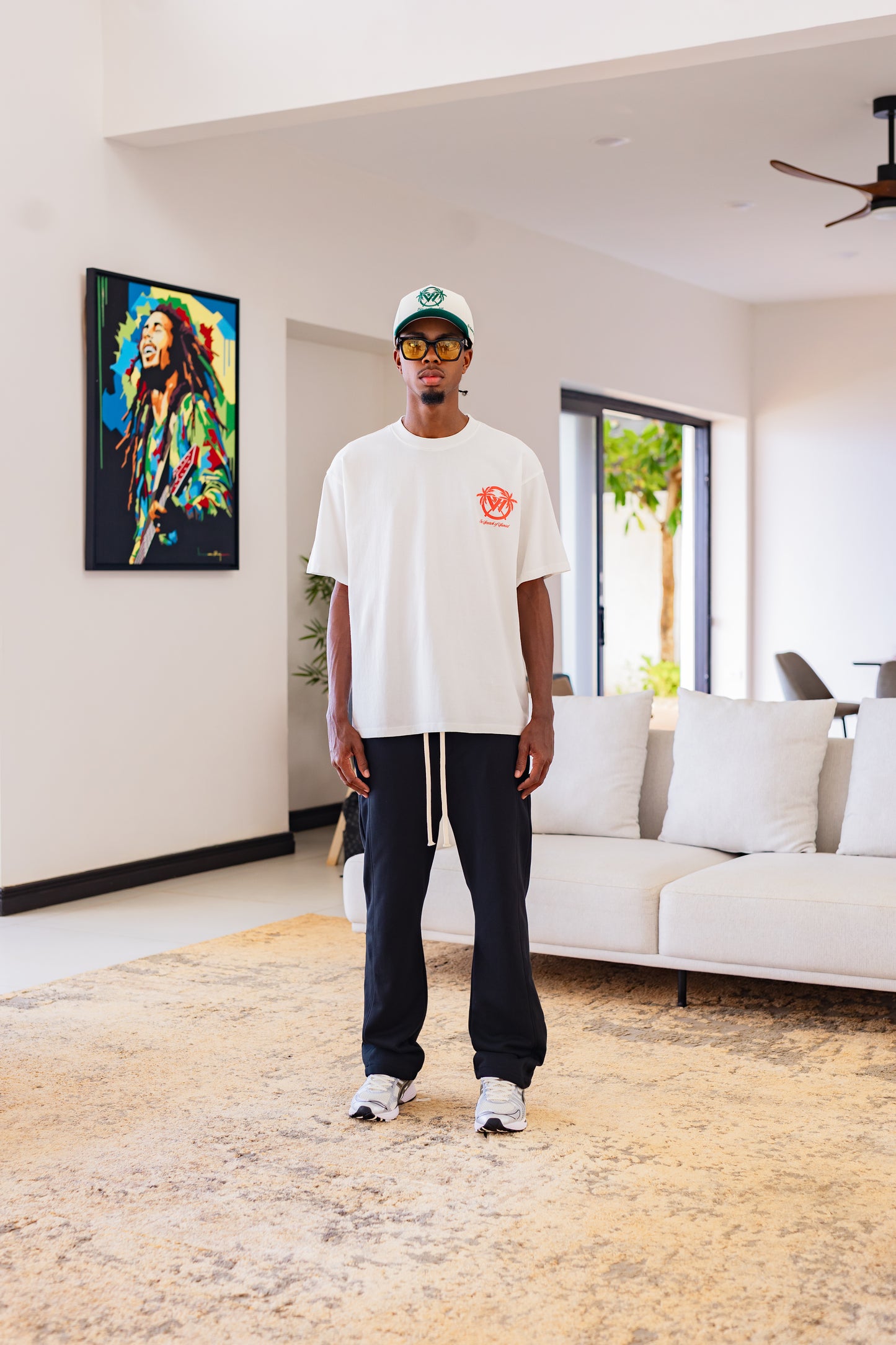 French Terry Lounge Pants - Black